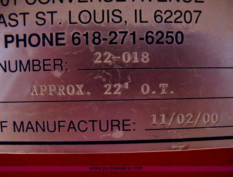 image for item H5427 2000 KL Metal Fab roll off dumpster