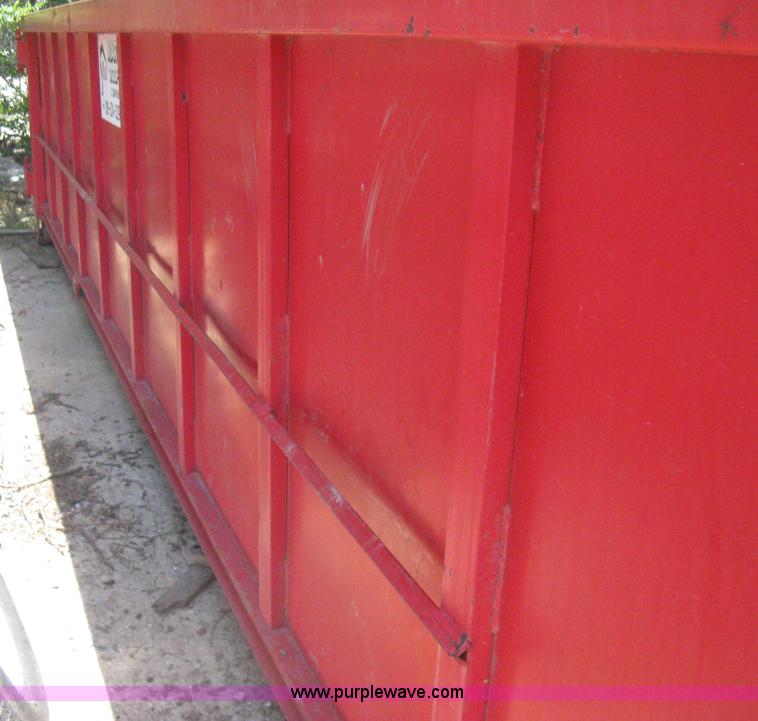 image for item H5427 2000 KL Metal Fab roll off dumpster