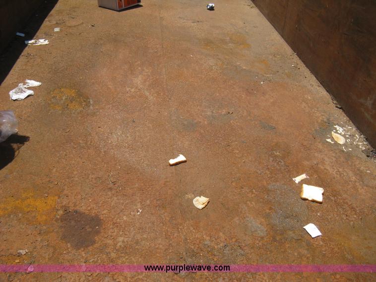 image for item H5428 2001 KL Metal Fab roll off dumpster