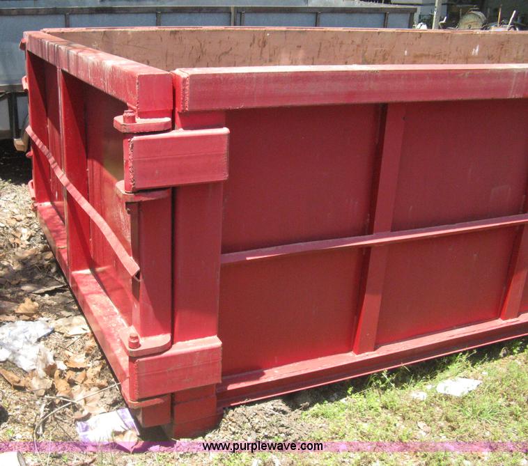 image for item H5429 2001 KL Metal Fab roll off dumpster