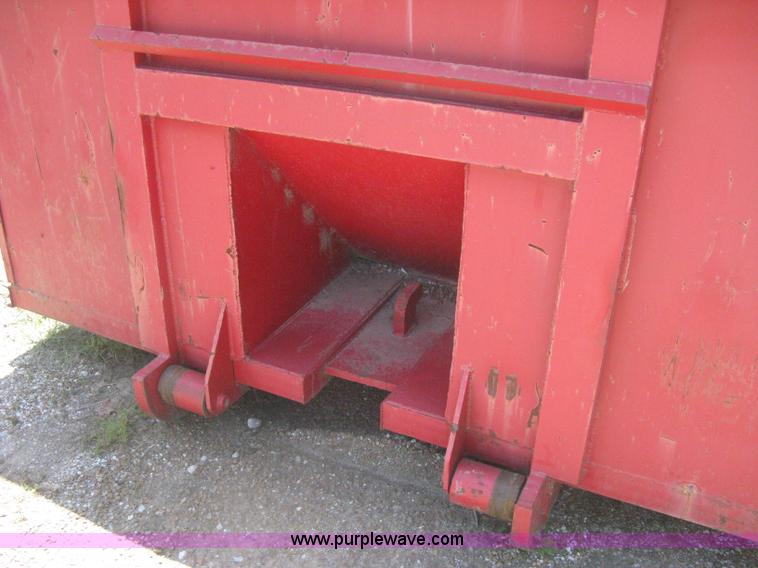 image for item H5429 2001 KL Metal Fab roll off dumpster