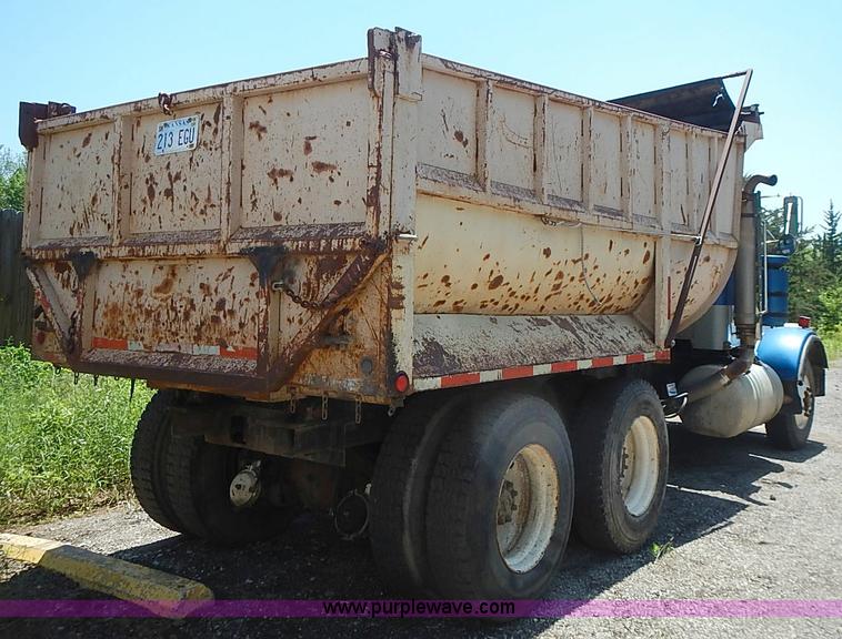 image for item I3612 1985 Peterbilt 349 dump truck