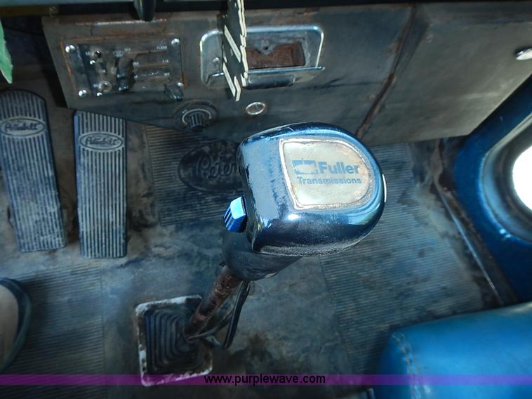 image for item I3612 1985 Peterbilt 349 dump truck