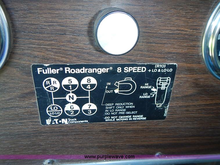 image for item I3612 1985 Peterbilt 349 dump truck