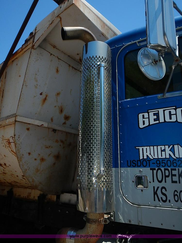 image for item I3612 1985 Peterbilt 349 dump truck