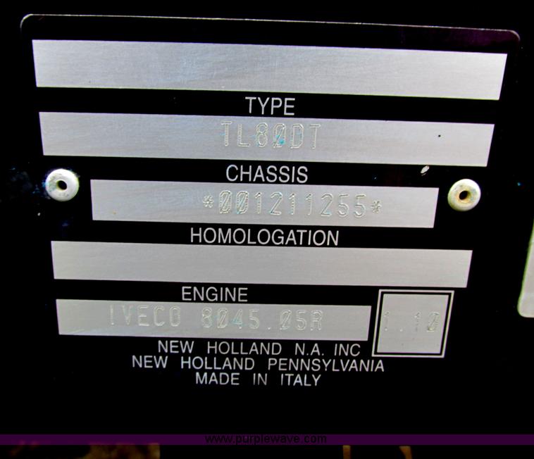 image for item I4163 2000 New Holland TL80 MFWD tractor