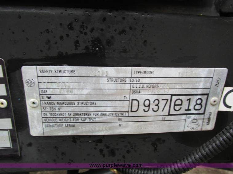 image for item I4163 2000 New Holland TL80 MFWD tractor