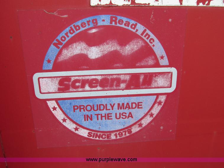 image for item I4164 Nordberg-Read RD-40B Screen-All screen plant