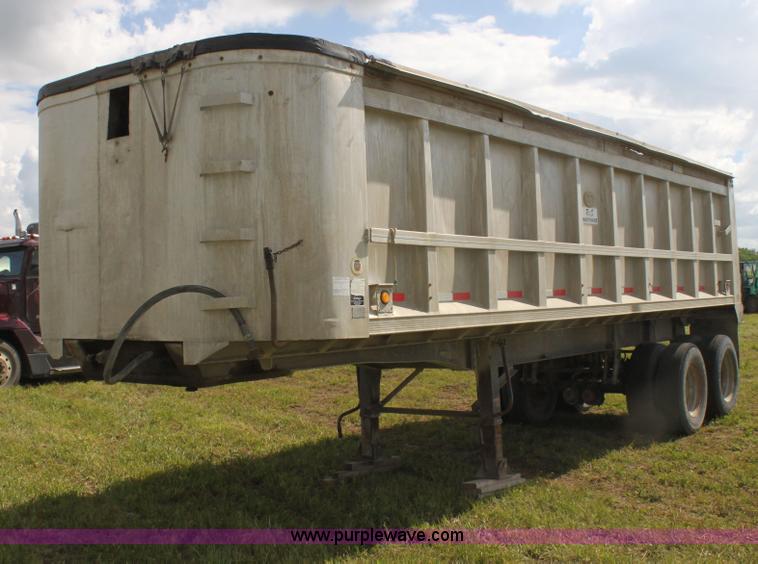 image for item I7392 1976 City aluminum end dump trailer