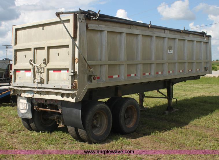 image for item I7392 1976 City aluminum end dump trailer