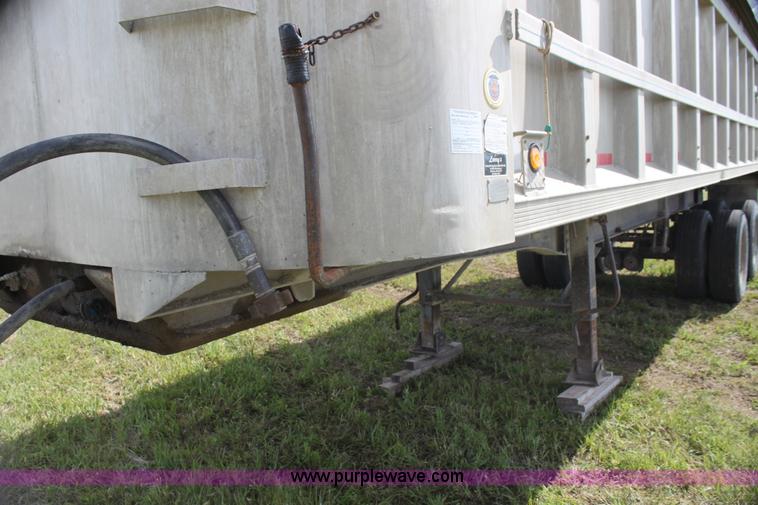 image for item I7392 1976 City aluminum end dump trailer