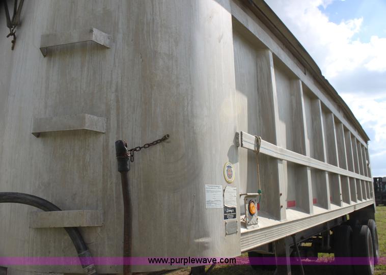 image for item I7392 1976 City aluminum end dump trailer