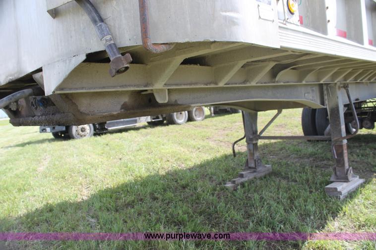 image for item I7392 1976 City aluminum end dump trailer