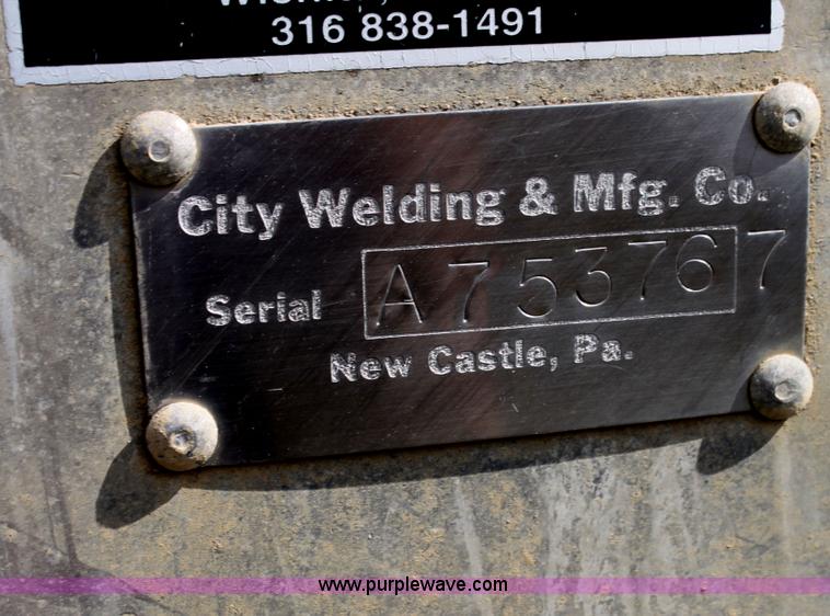 image for item I7392 1976 City aluminum end dump trailer