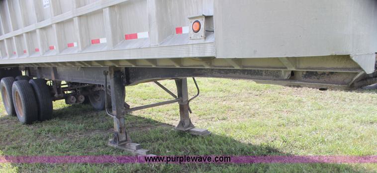 image for item I7392 1976 City aluminum end dump trailer