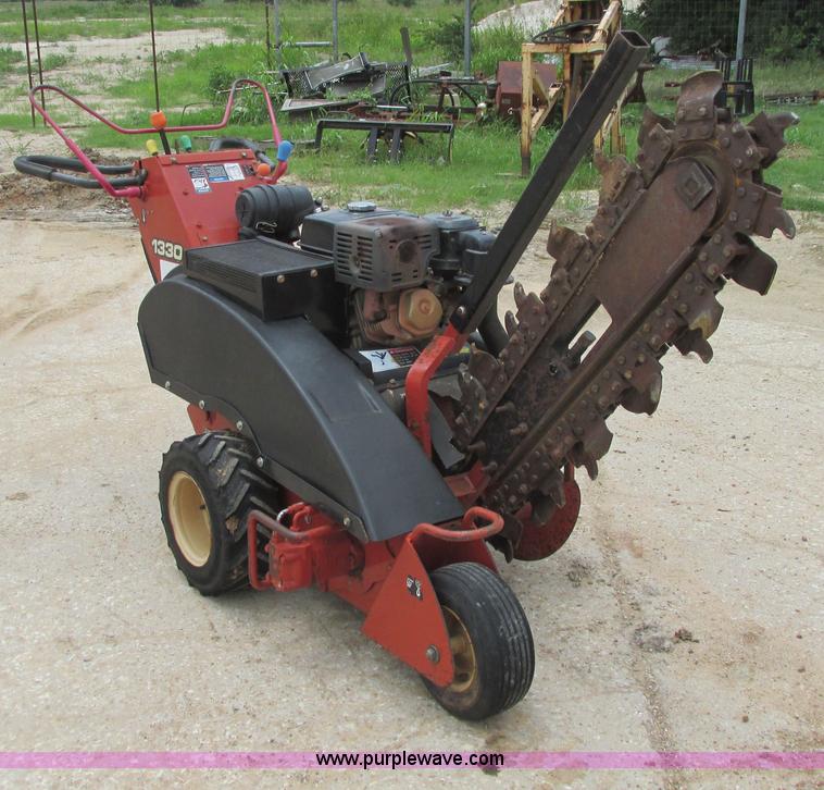 image for item I9591 2008 Ditch Witch 1330 walk-behind trencher