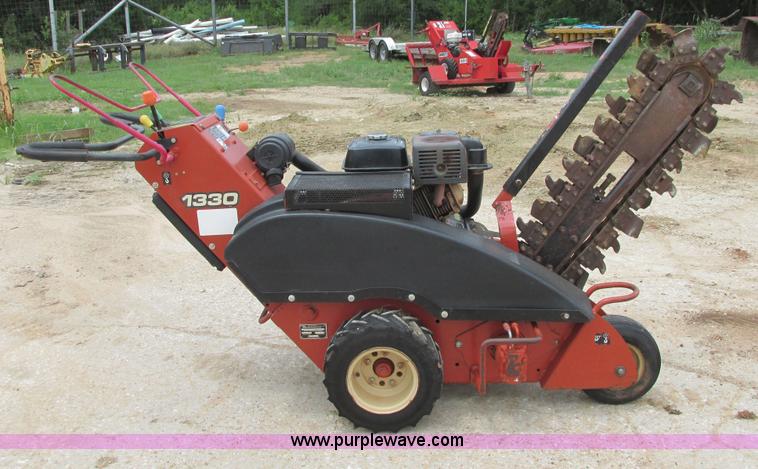 image for item I9591 2008 Ditch Witch 1330 walk-behind trencher