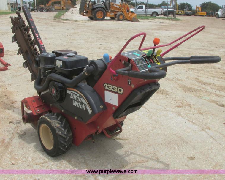 image for item I9591 2008 Ditch Witch 1330 walk-behind trencher