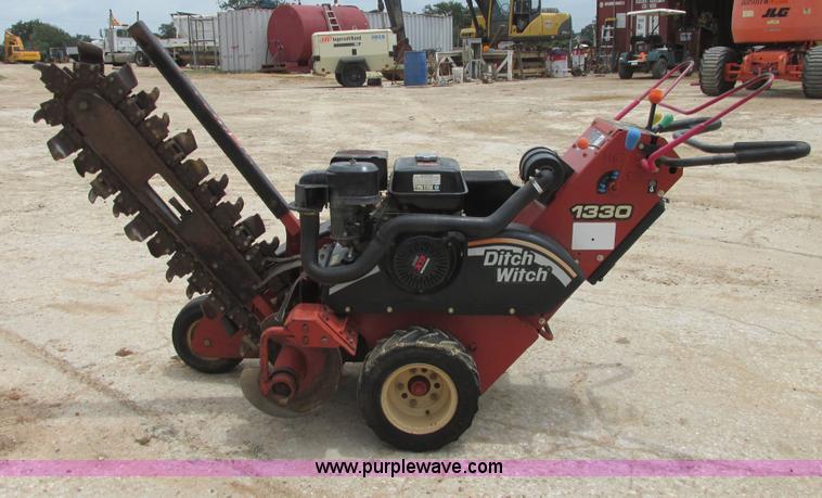 image for item I9591 2008 Ditch Witch 1330 walk-behind trencher
