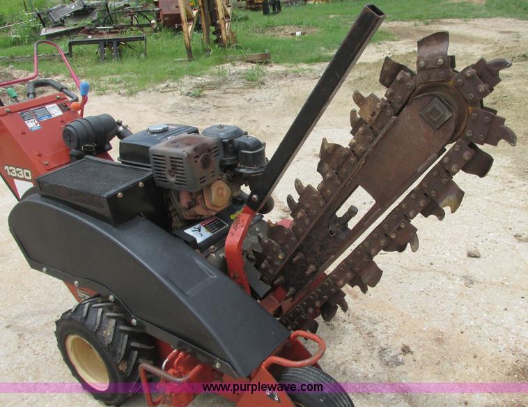image for item I9591 2008 Ditch Witch 1330 walk-behind trencher
