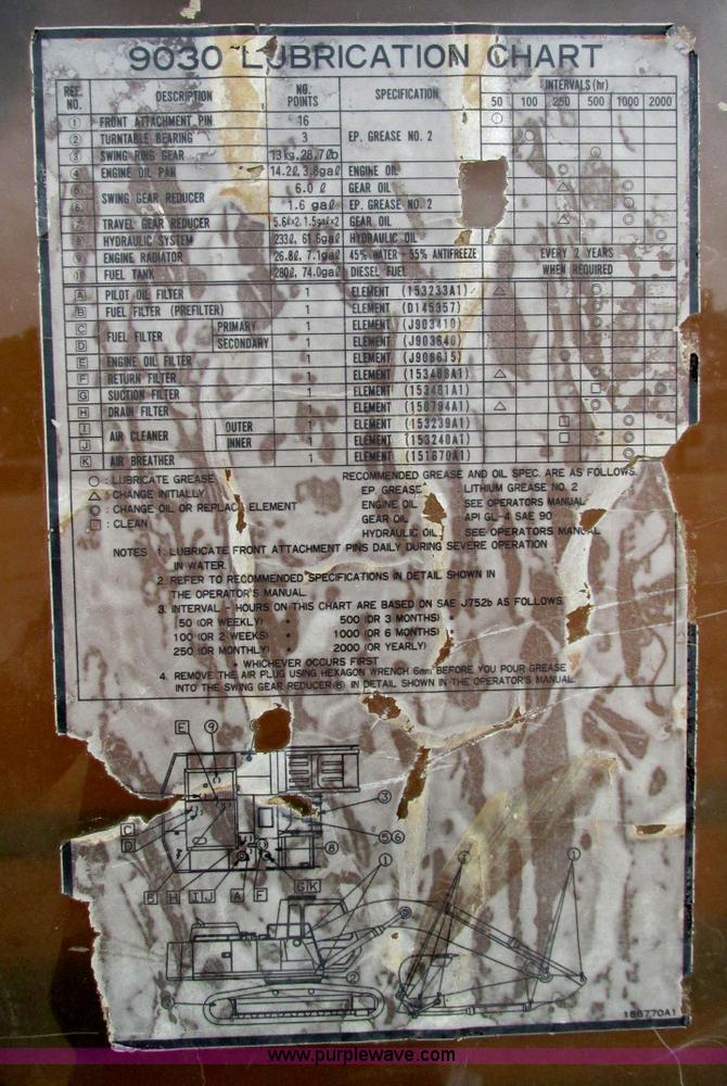 image for item I9594 1994 Case 9030 excavator