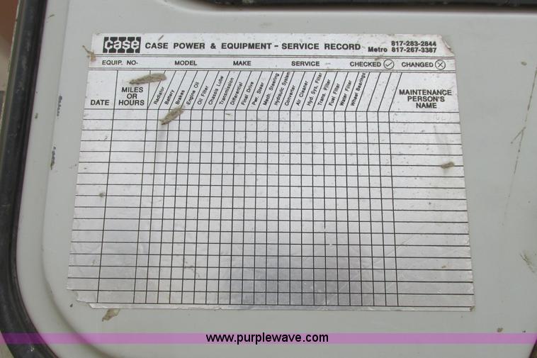 image for item I9594 1994 Case 9030 excavator