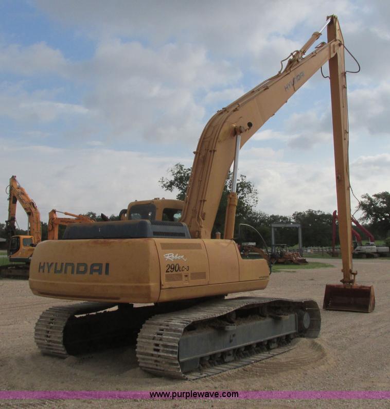 image for item I9595 1998 Hyundai Robex 290LC-3 long reach excavator