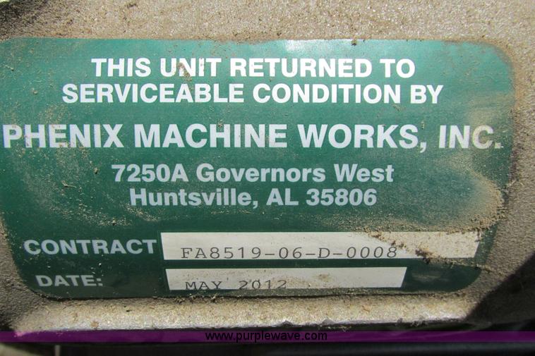 image for item I9604 1993 U.S. Air Force 7MC2A air compressor