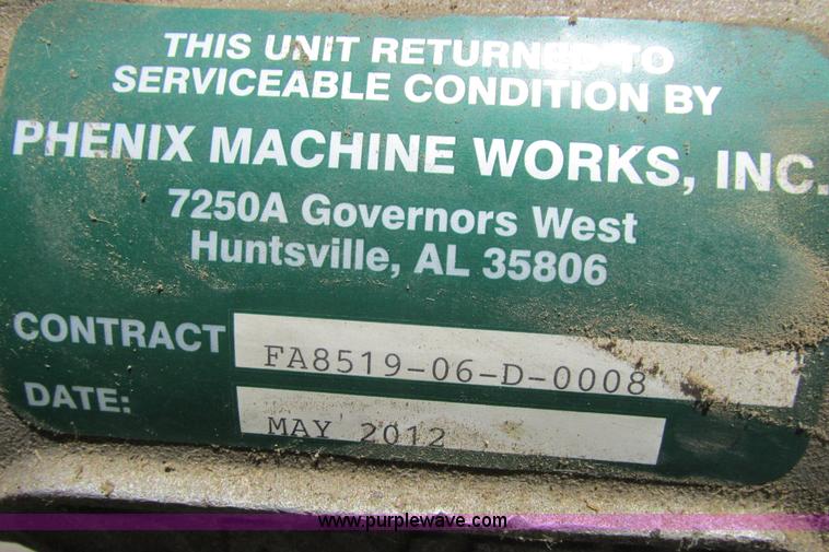 image for item I9604 1993 U.S. Air Force 7MC2A air compressor