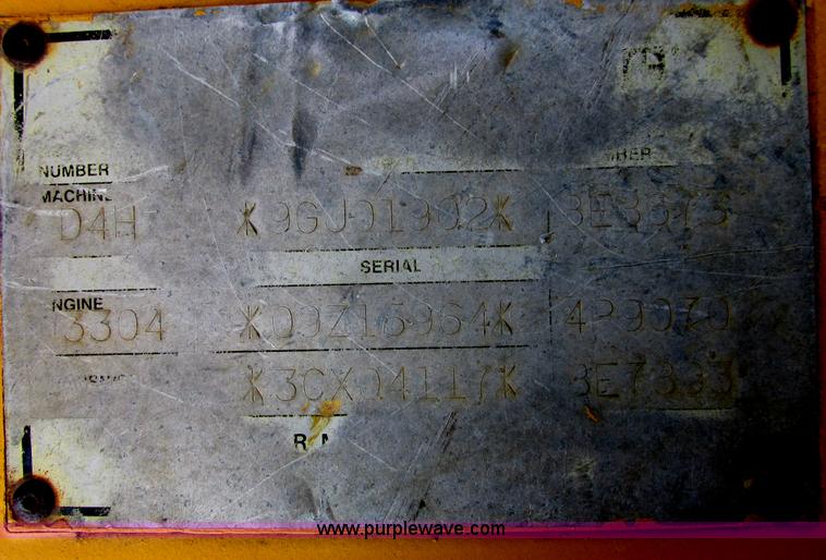 image for item I9607 1996 Caterpillar D4H LGP dozer