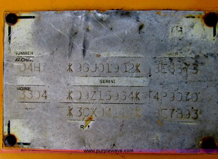 image for item I9607 1996 Caterpillar D4H LGP dozer