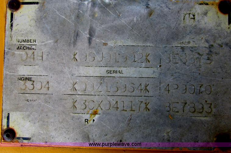 image for item I9607 1996 Caterpillar D4H LGP dozer