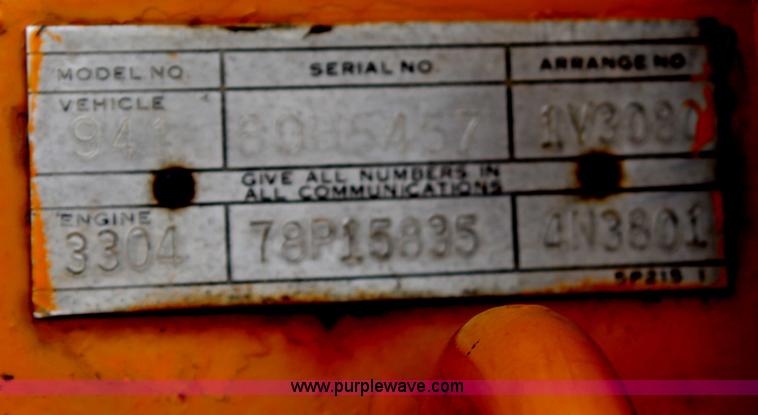 image for item J1021 1974 Caterpillar 941B track loader