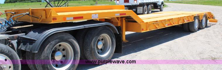 image for item J1111 1982 Luttig lowboy trailer
