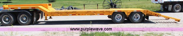 image for item J1111 1982 Luttig lowboy trailer
