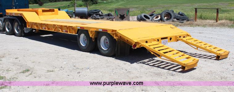 image for item J1111 1982 Luttig lowboy trailer