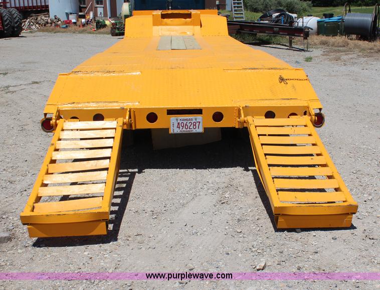 image for item J1111 1982 Luttig lowboy trailer