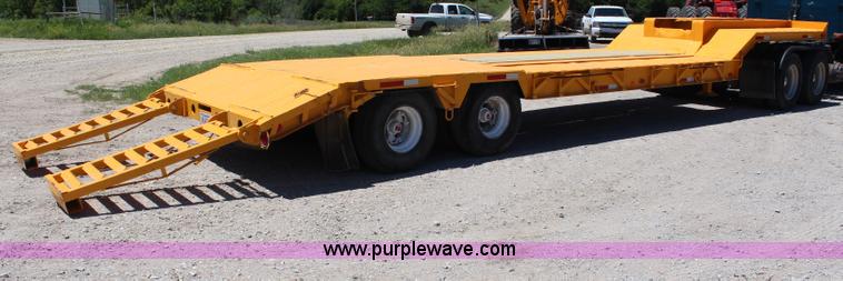 image for item J1111 1982 Luttig lowboy trailer