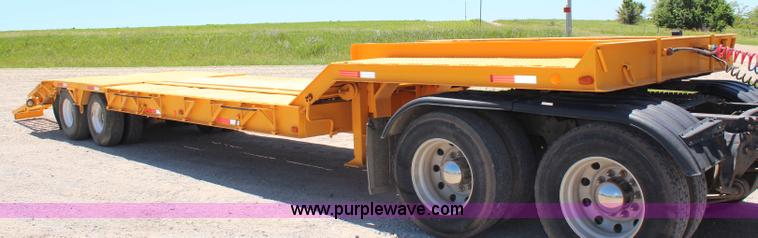 image for item J1111 1982 Luttig lowboy trailer