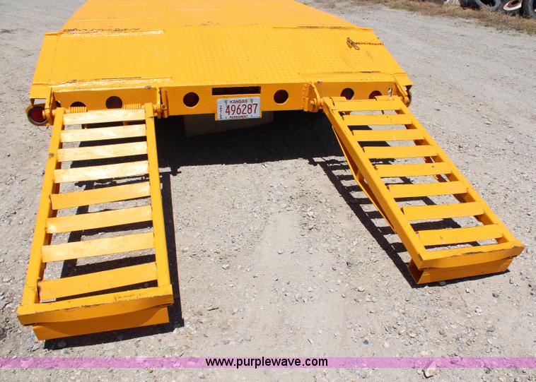image for item J1111 1982 Luttig lowboy trailer