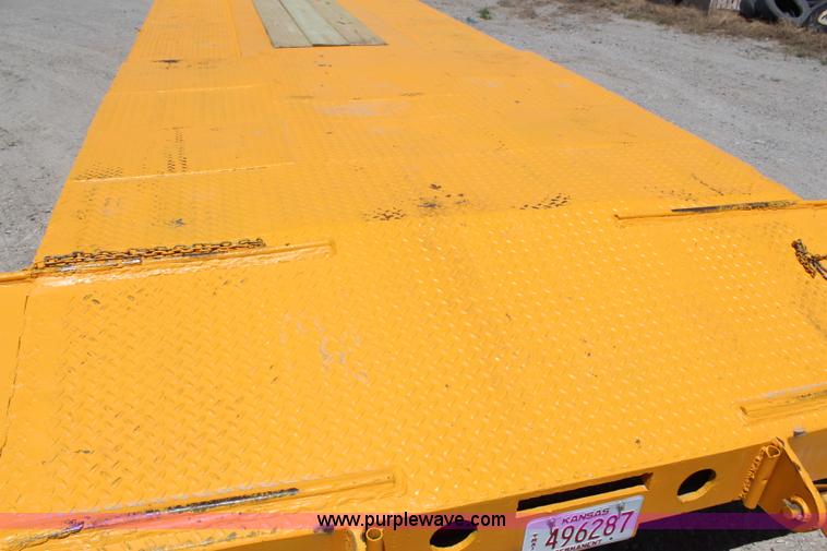 image for item J1111 1982 Luttig lowboy trailer