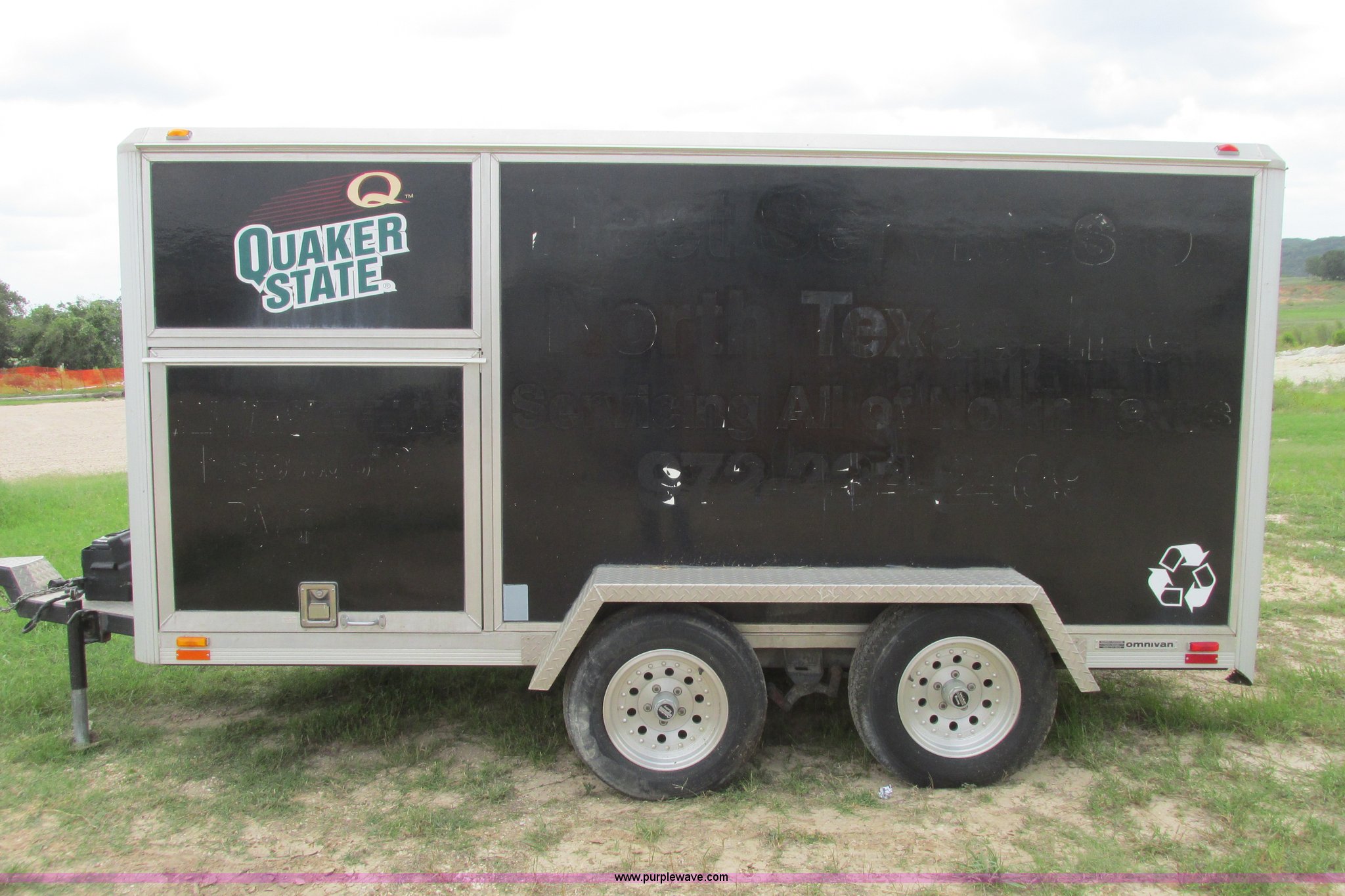 1998 Omnivan 12.5' utility fuel/lube trailer in Rainbow, TX Item