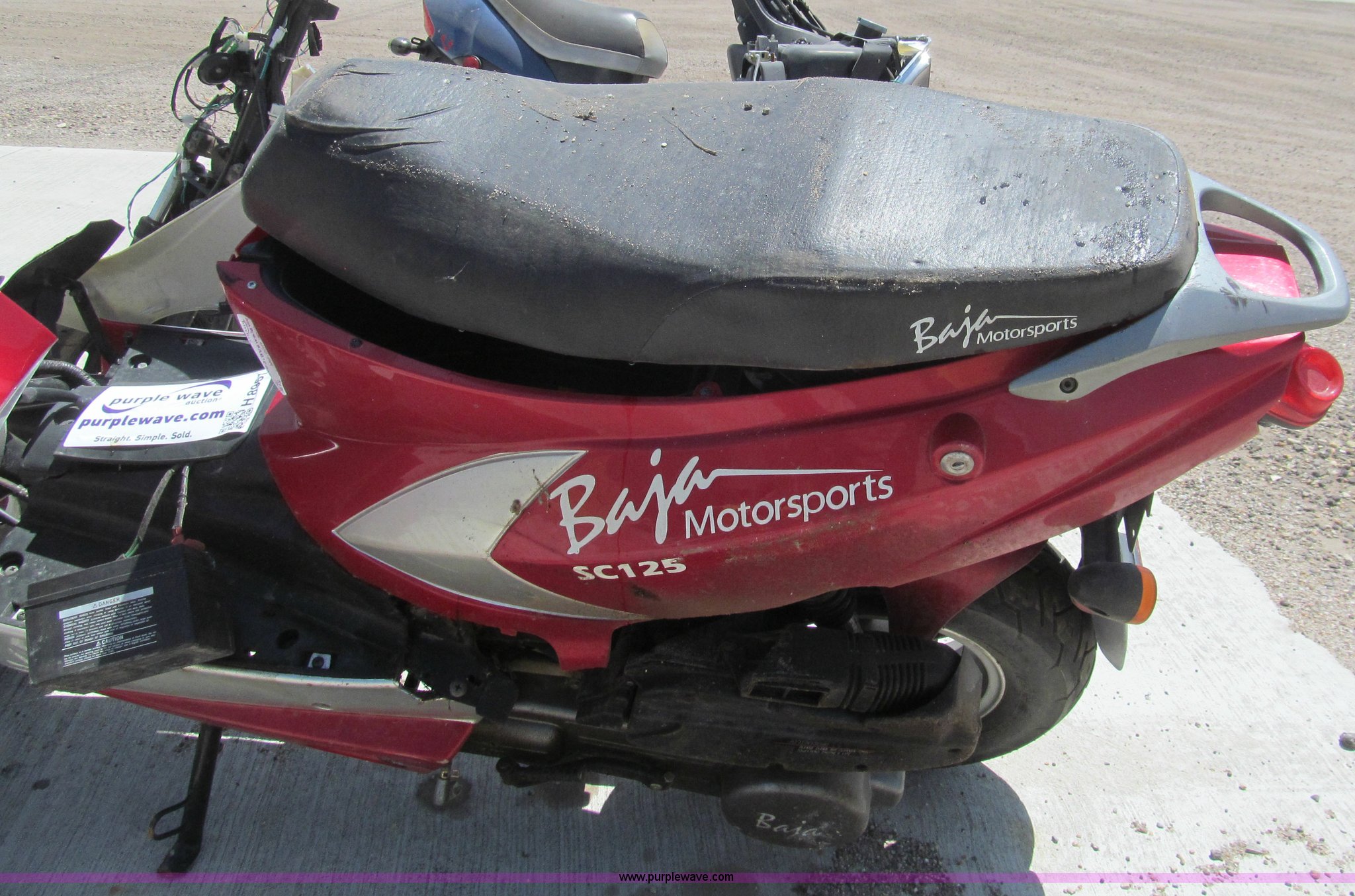 2006 Baja SC125 scooter in Wichita, KS Item H8951 sold Purple Wave