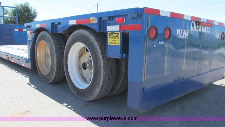 image for item E4908 2005 Cherokee 8553 drop deck trailer