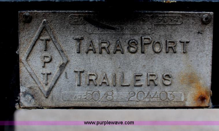 image for item J1100 1993 Transport drop deck trailer