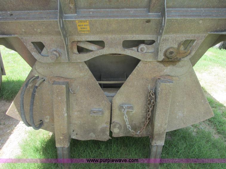 image for item J2484 2001 Gallecos Spider 2000 belly dump trailer