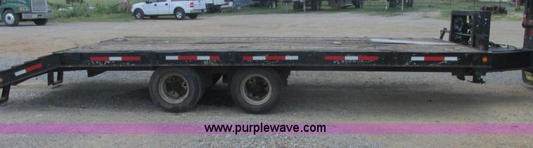 image for item J2486 Pineal flatbed trailer