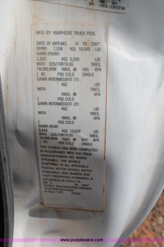 image for item C3902 2008 Ford F450 Super Duty service truck