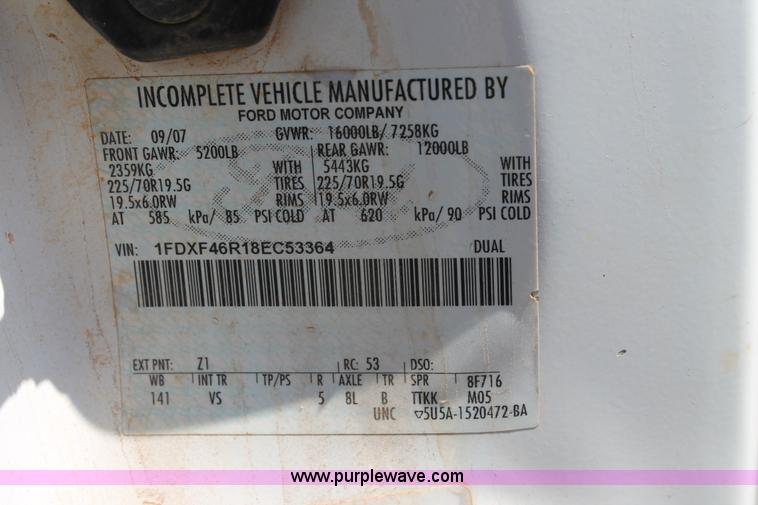 image for item C3902 2008 Ford F450 Super Duty service truck