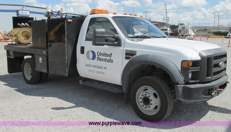 image for item G9106 2008 Ford F550 XL service truck